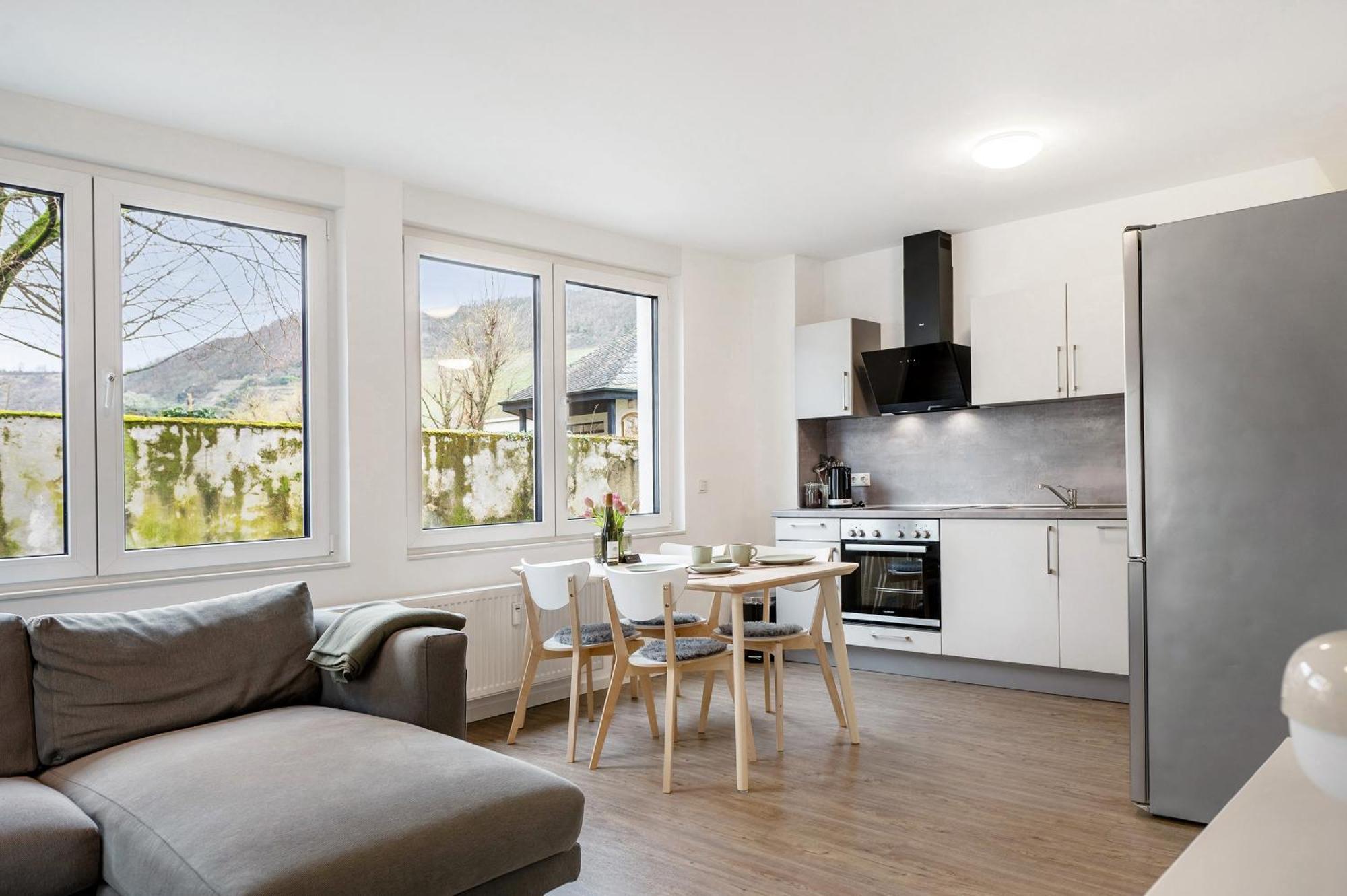 Rieslingglueck Apartment Trittenheim Bagian luar foto