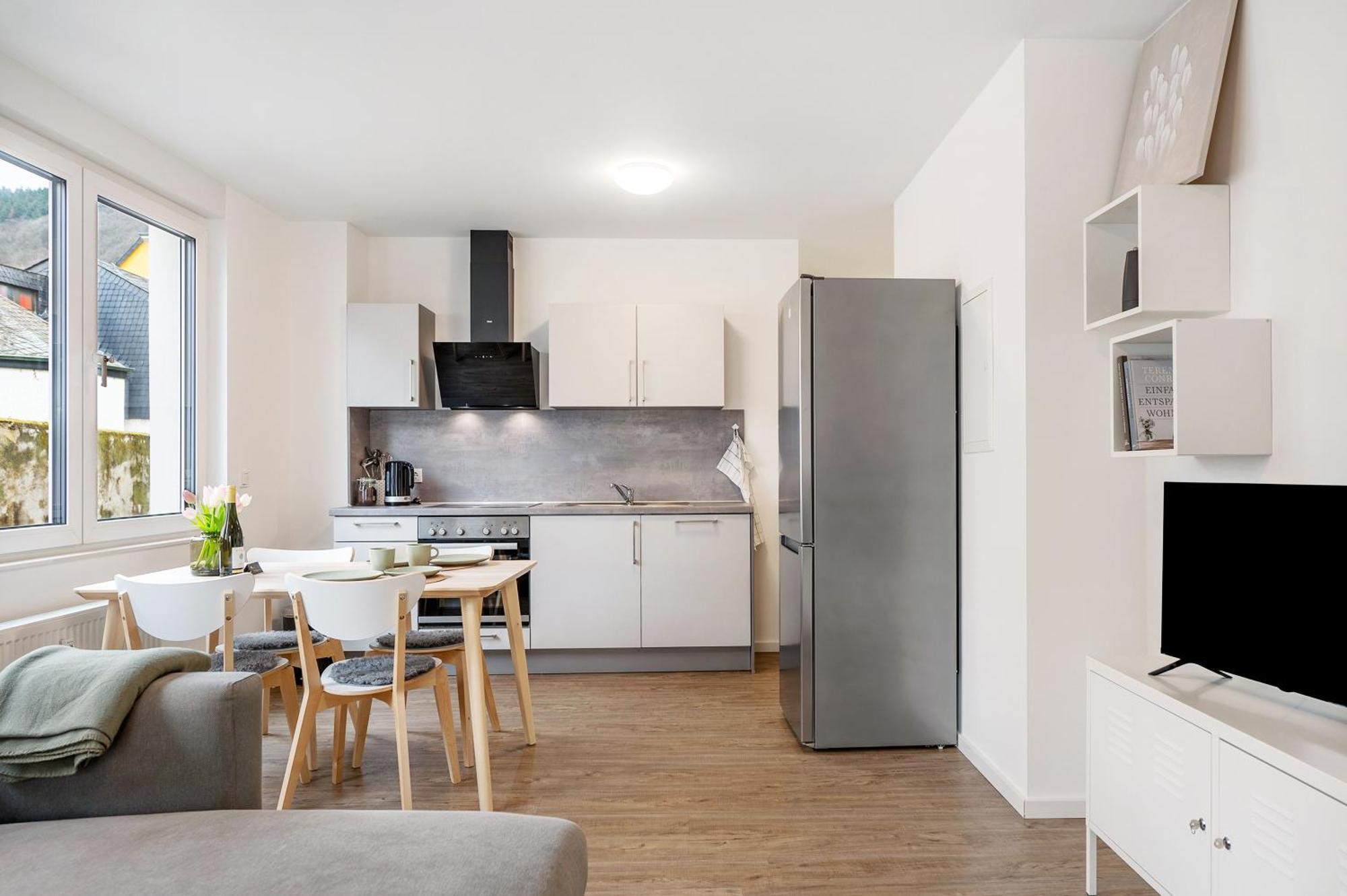 Rieslingglueck Apartment Trittenheim Bagian luar foto